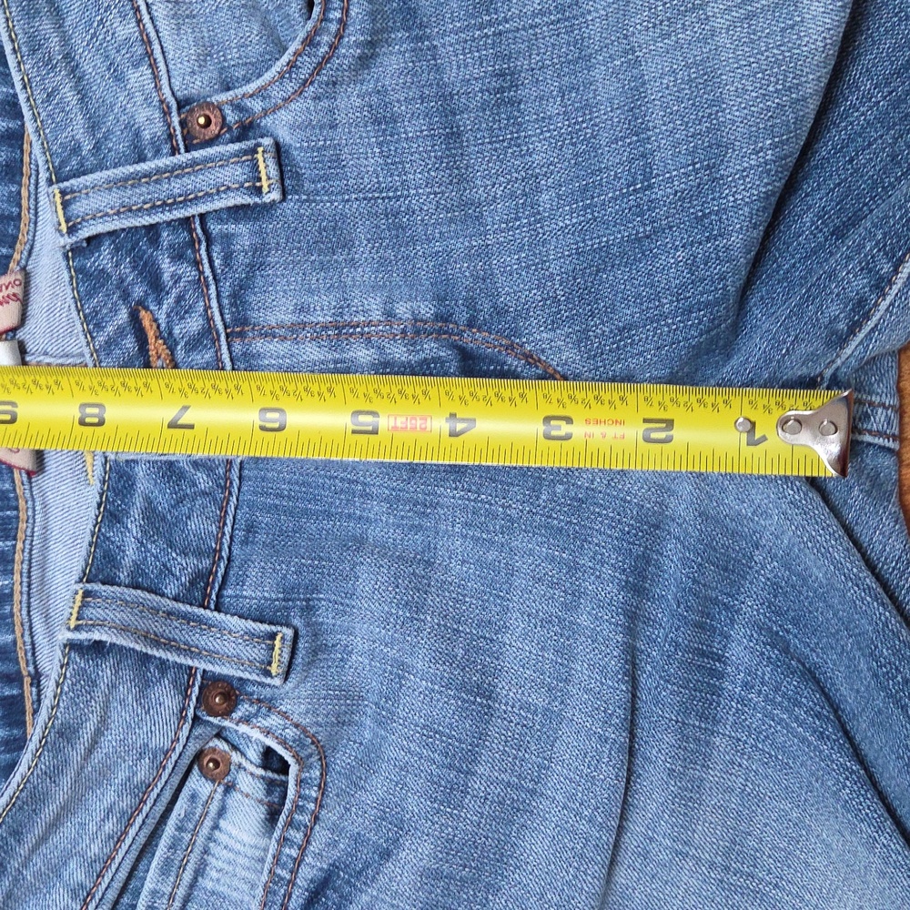 Lucky Brand Low Rise Light Wash Bootcut Jeans Whiskered Sz 26 - Picture 15 of 16